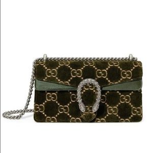 Gucci Velvet Small Dionysus Crossbody Bag NEW